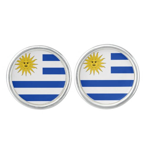 Uruguay Uruguayan Flag Cufflinks