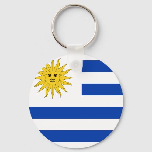 Uruguay Uruguayan Flag Keychain
