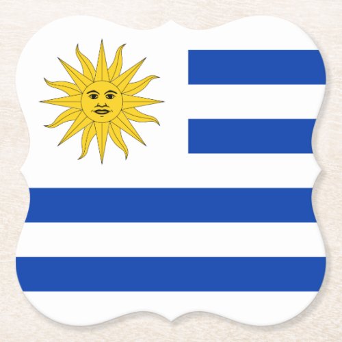 Uruguay Uruguayan Flag Paper Coaster