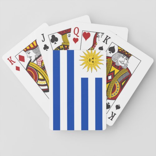 Uruguay Uruguayan  Flag Poker Cards