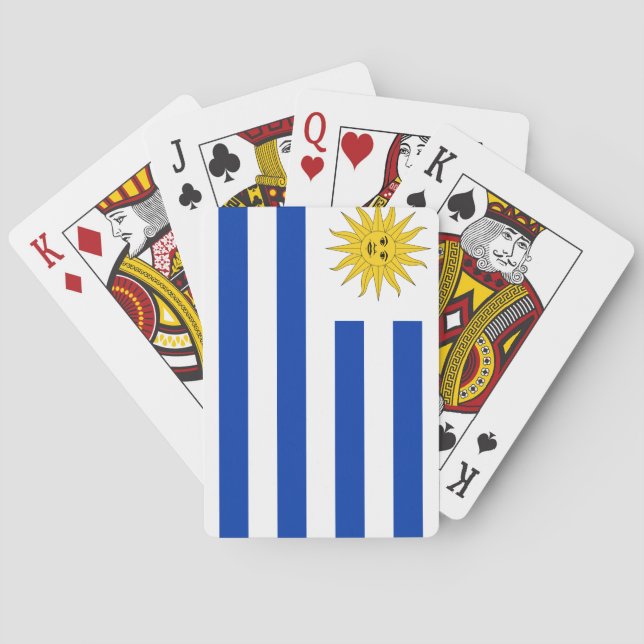 Uruguay (Uruguayan)  Flag Poker Cards (Back)