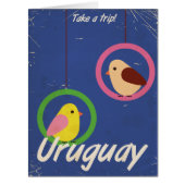 Uruguay vintage travel poster (Front)
