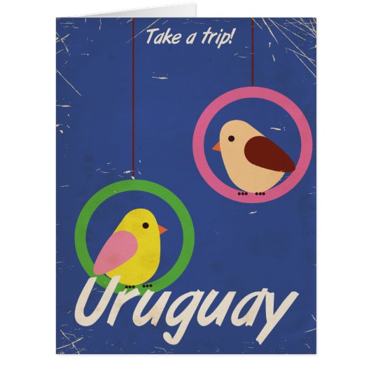Uruguay vintage travel poster (Front)