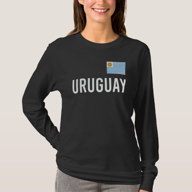 Uruguay Women Men Kids Uruguay Flag Souvenir T-Shirt (Front)