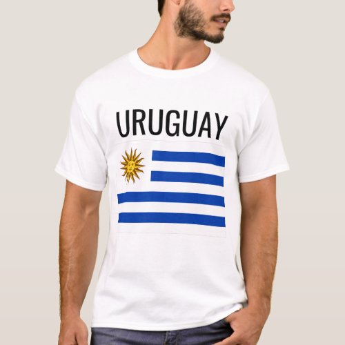 Uruguay  World Country National Flag T_Shirt