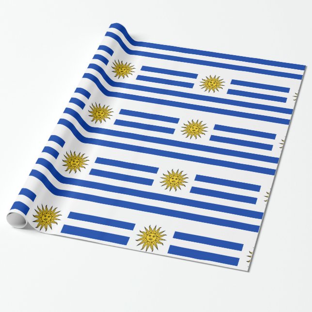 Uruguay Wrapping Paper (Unrolled)