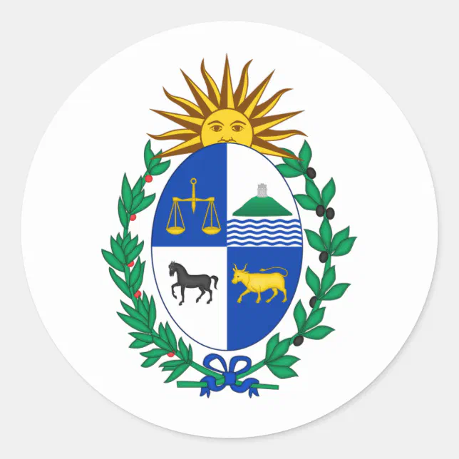 Two Pack Uruguayan Shocker Sticker Die Cut Decal Self