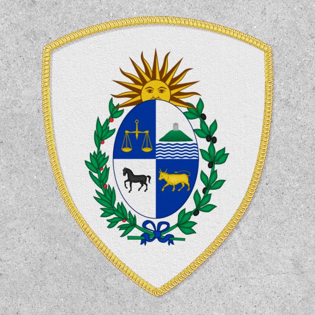 Uruguayan Coat of Arms, Uruguay Patch (Front)