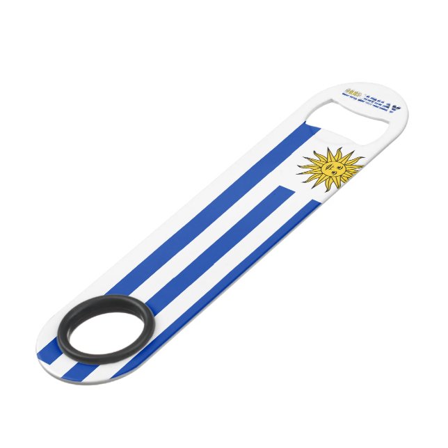 Uruguayan flag bar key (Front Angled)