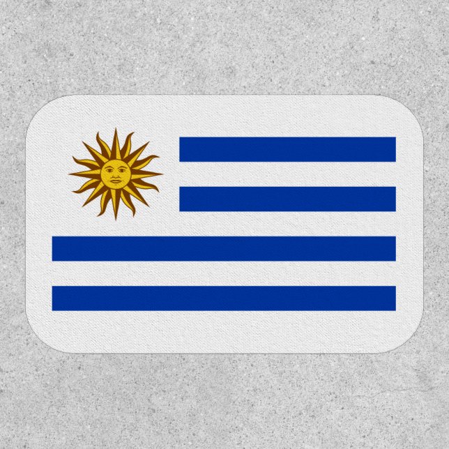 Uruguayan Flag, Flag of Uruguay Patch (Front)