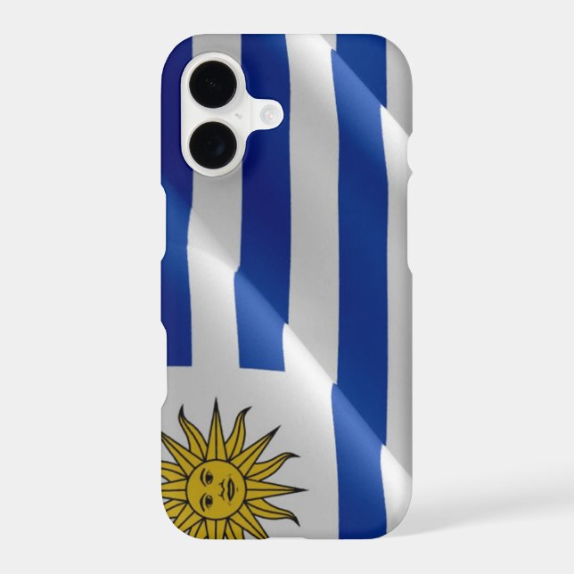Uruguayan flag - iphone case (Back)