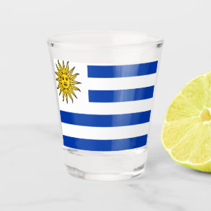 Uruguayan flag shot glass
