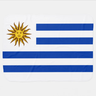 Uruguayan Flag (Uruguay) Baby Blanket