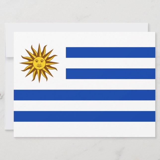 Uruguayan Flag (Uruguay) Card (Front)