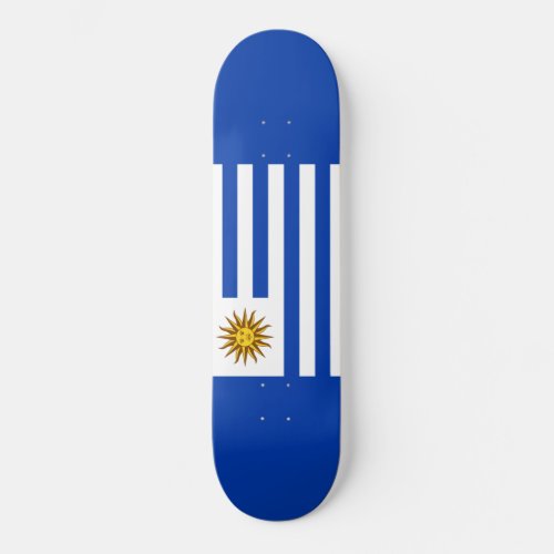 Uruguayan Flag Uruguay Skateboard