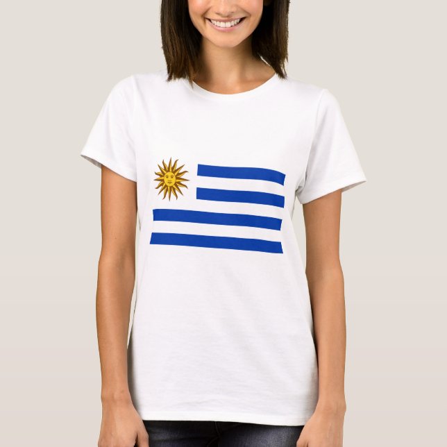 Uruguayan Flag (Uruguay) T-Shirt (Front)