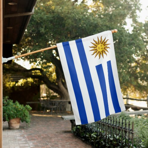 Uruguayan House Flag Uruguay