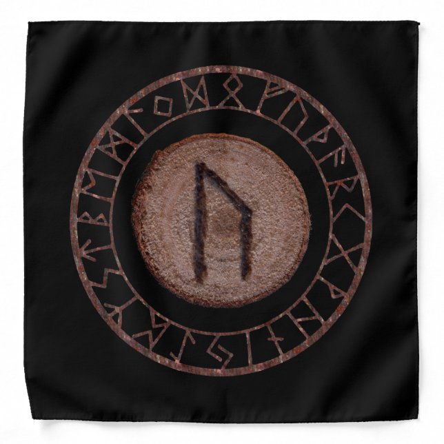 Uruz Elder Futhark Rune Bandana (Front)