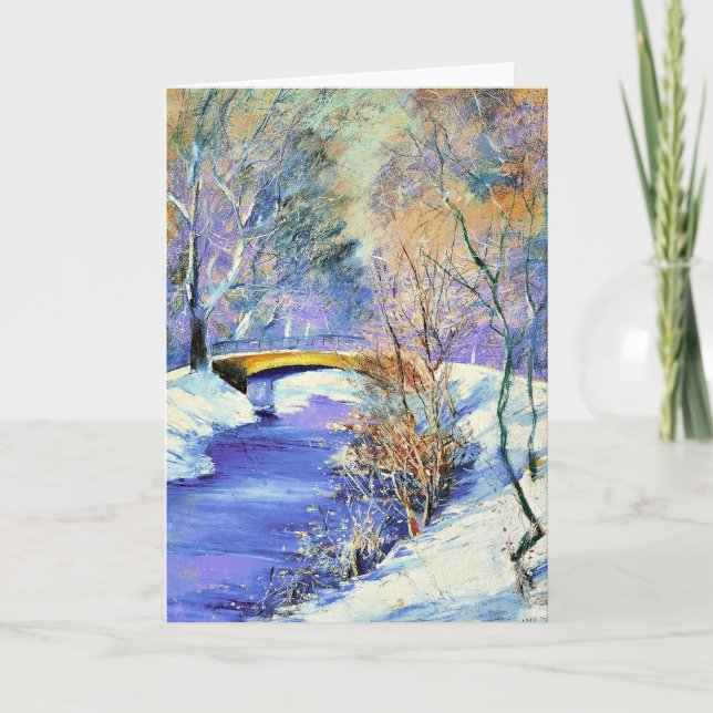 Ury - Tiergarten im Winter, famous paintingTier Card (Front)