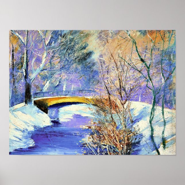 Ury - Tiergarten im Winter,  Poster (Front)