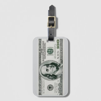 US $100 bill Luggage Tag