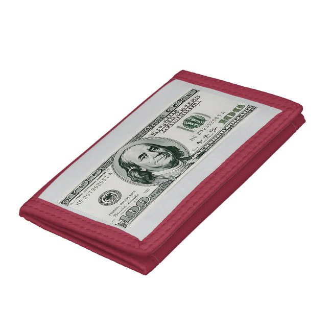 US $100 bill Trifold Wallet (Bottom)