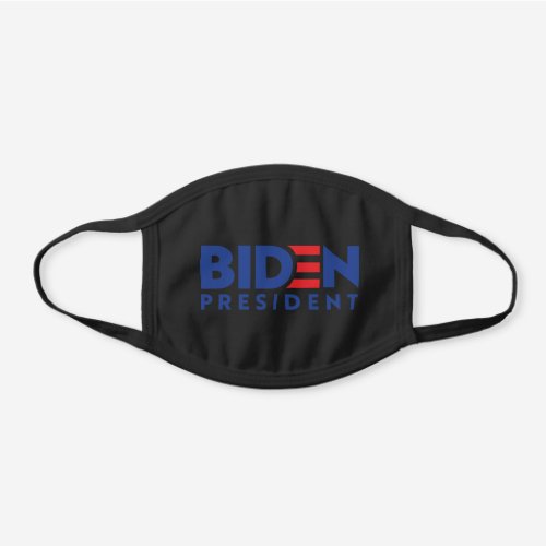US 2020 Presidential Election Joe Biden Black Black Cotton Face Mask