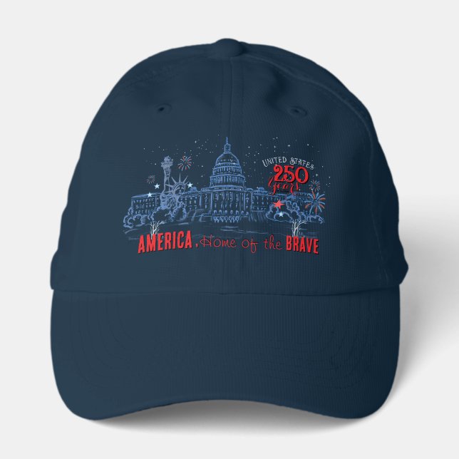 US 250 America's Anniversary Retro  Performance Cap (Front)