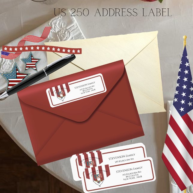 US 250 Anniversary We the People Patriotic Address Label (US 250 Anniversary We the People Patriotic Address Label)