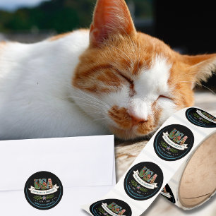 US 250 Years of Freedom Botanical  4th of July Classic Round Sticker