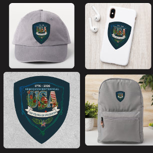 US 250 Years of Freedom Midnight Blue Decorative Patch