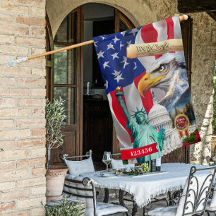 US 250th Anniversary We the People Celebrate  House Flag