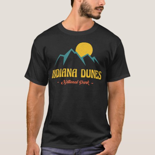 US Adventure Vintage Indiana Dunes National Park S T_Shirt