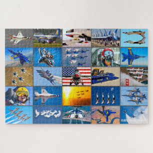 US AIR DEMONSTRATION TEAMS “MONTAGE” JIGSAW PUZZLE