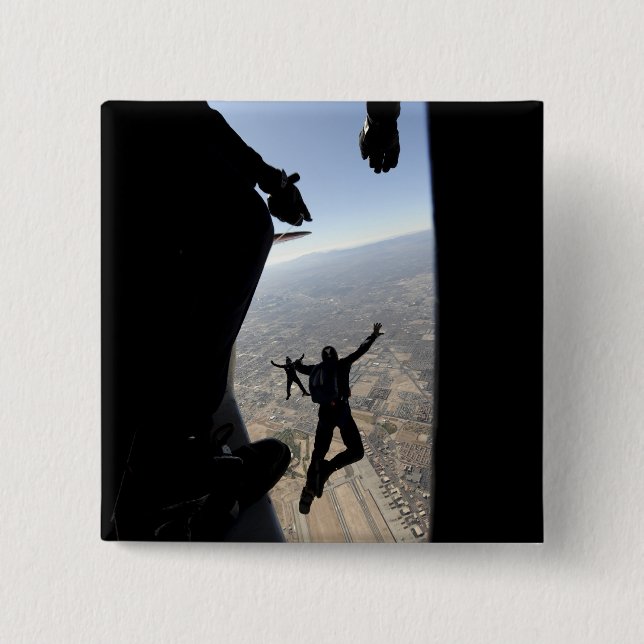 US Air Force Academy Parachute Team Button (Front)