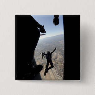 US Air Force Academy Parachute Team Button