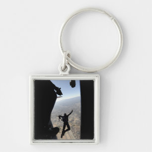 US Air Force Academy Parachute Team Keychain