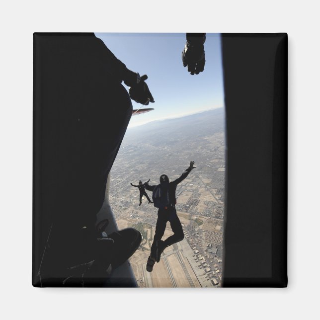 US Air Force Academy Parachute Team Magnet (Front)