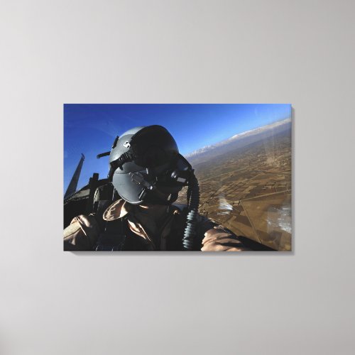 US Air Force Aerial Combat Photographer Canvas Print