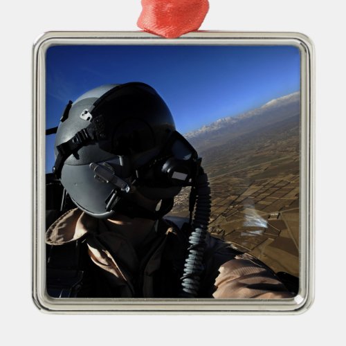 US Air Force Aerial Combat Photographer Metal Ornament