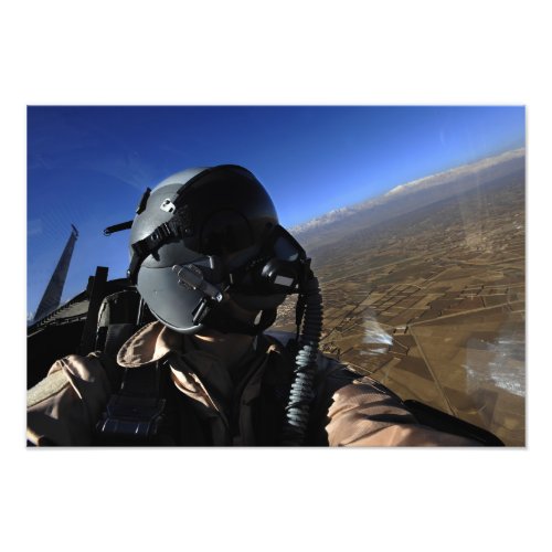 US Air Force Aerial Combat Photographer Photo Print