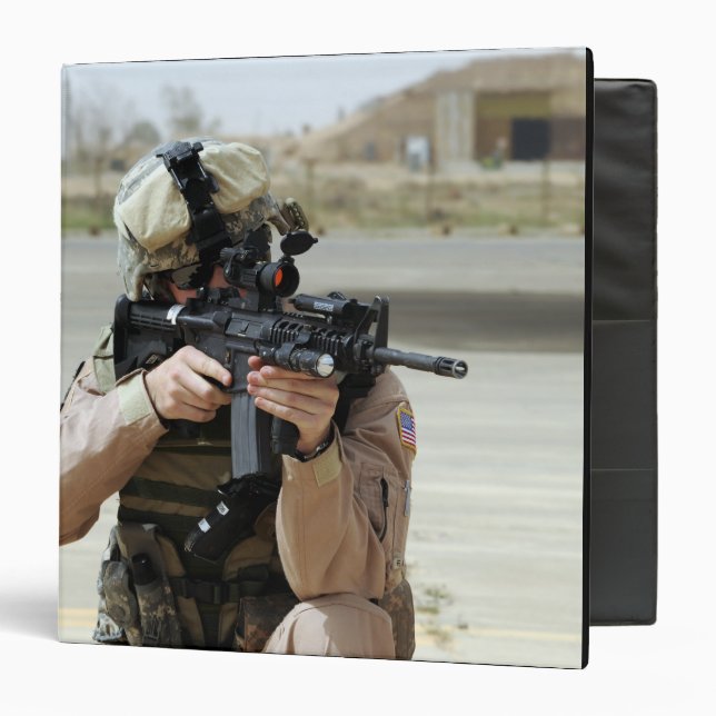 US Air Force Airman conducts security Binder (Front/Inside)