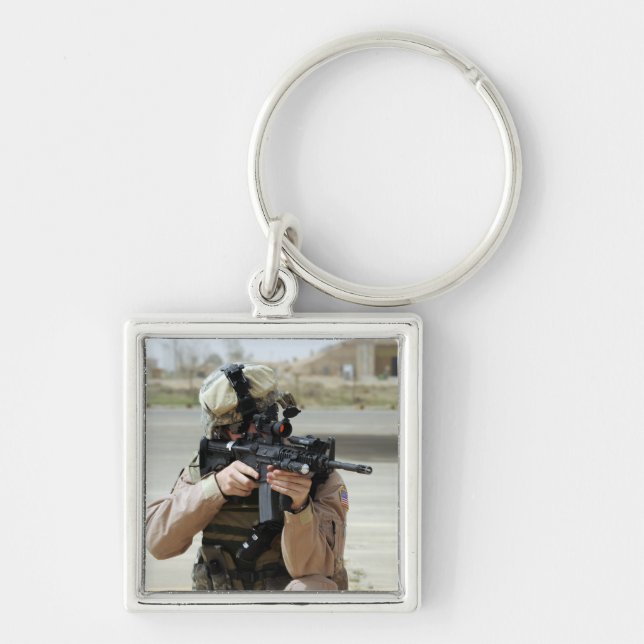 US Air Force Airman conducts security Keychain (Front)