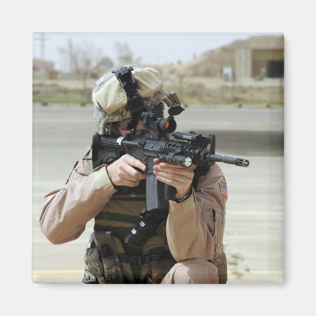 US Air Force Airman conducts security Magnet (Front)