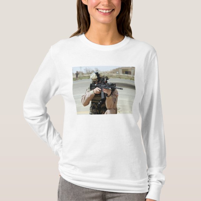 US Air Force Airman conducts security T-Shirt (Front)