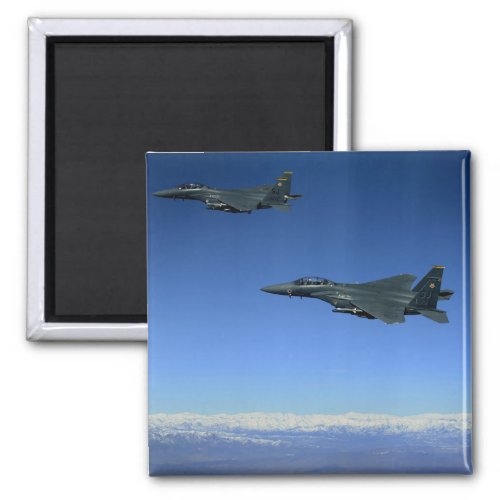 US Air Force F_15E Strike Eagles 2 Magnet