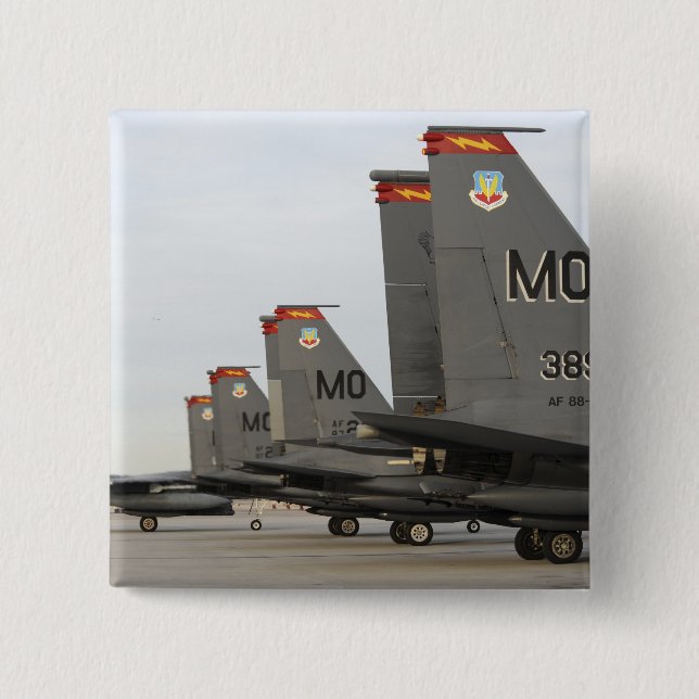 US Air Force F-15E Strike Eagles Button (Front)