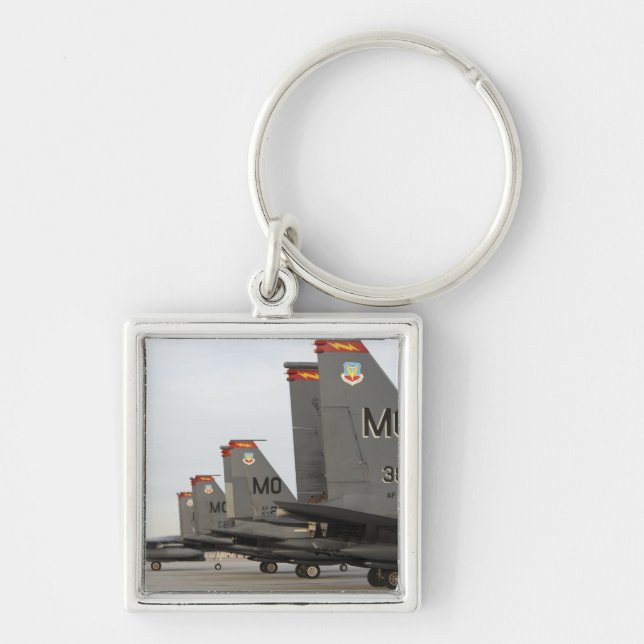 US Air Force F-15E Strike Eagles Keychain (Front)