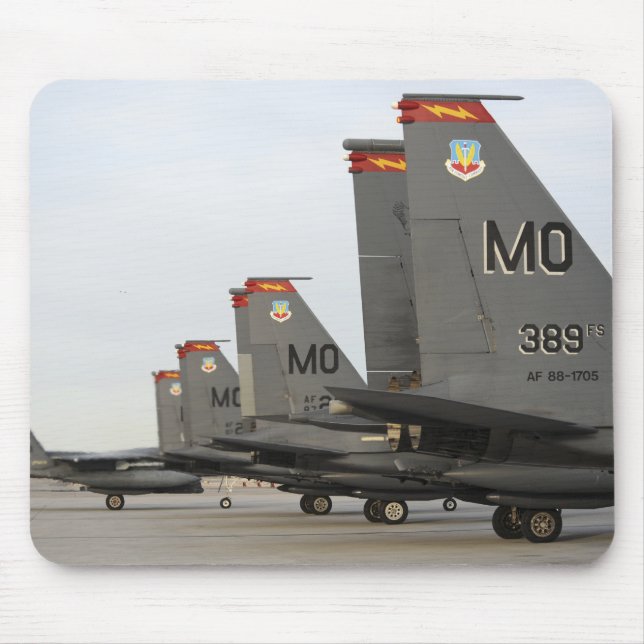 US Air Force F-15E Strike Eagles Mouse Pad (Front)
