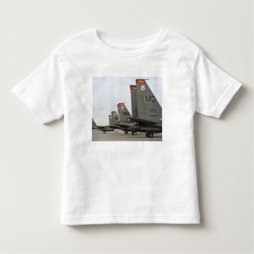 US Air Force F_15E Strike Eagles Toddler T_shirt